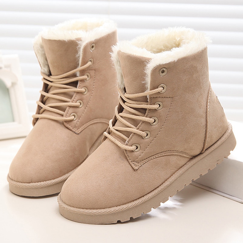 Sneeuwlaarzen waterdichte enkellaarsjes voor dames laarzen dames winterschoenen dameslaarzen zachte warme dames winterlaarzen mujer