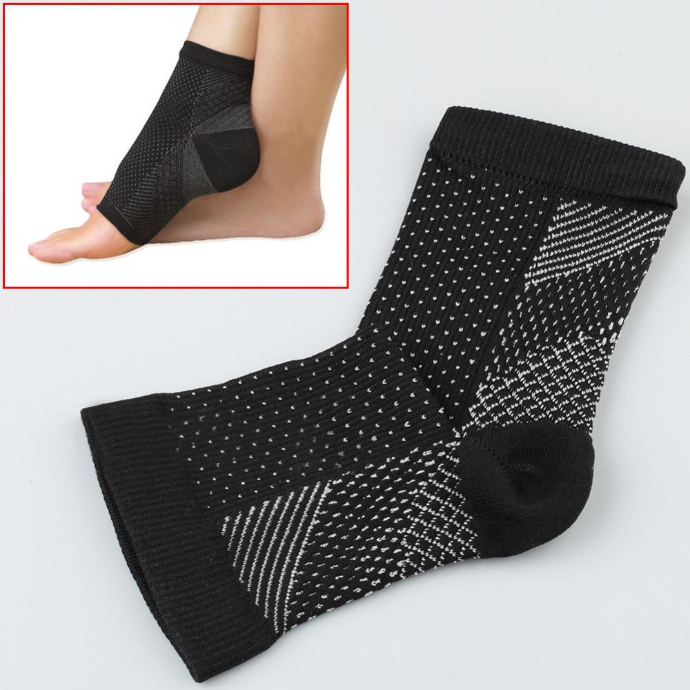 Chaussettes Anti-Fatigue pour hommes et femmes, 1 paire, pour l'extérieur, avec Compression, respirantes