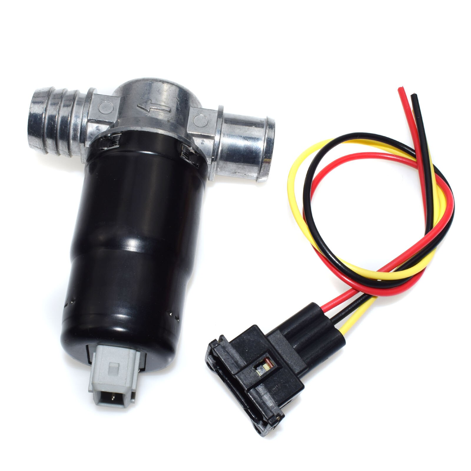 WOLFIGO Idle Air Control Valve IAC with Connector Plug Wire For BMW E30 E34 M20 M50 320i 325ix 520i Z1 13411433626 0280140524