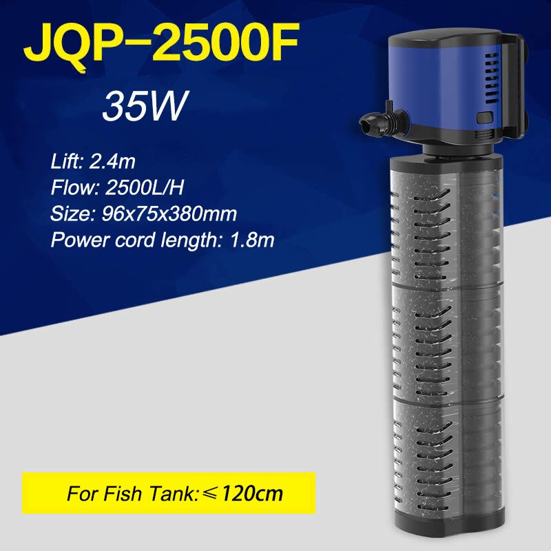 Sunsun JQP Series Aquarium Fish Tank Water Filter Oxygen Pump: JQP-2500F