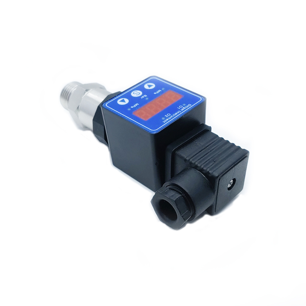 pressure transmitter with LED Display M20*1.5 12-36V 4-20mA 0.5% 0-600bar optional stainless steel pressure transducer sensor