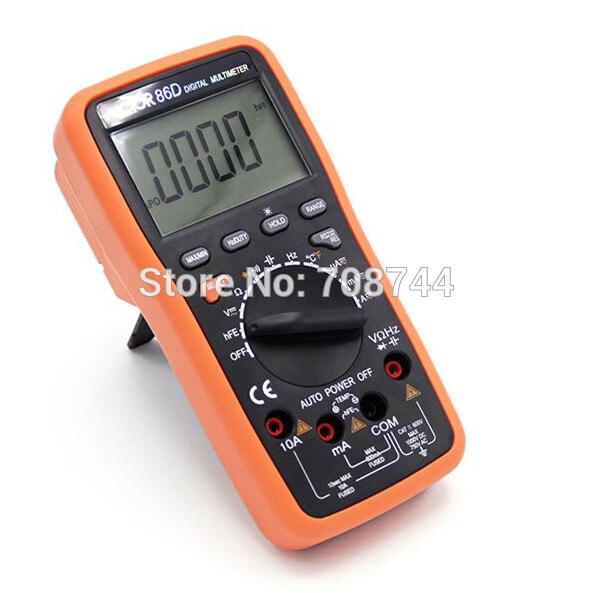 Originele Digitale Multimeter Meter VC86D Victor Multimeter VC30274, Meter met RS232 en USB Jack VICTOR 86D