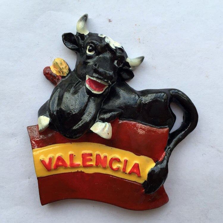 Madrid Barcelona Koelkast Magneten Spanje Toeristische Souvenirs Flamenco Dans Meisje Pamplona Valencia Magneten Voor Koelkasten Decor: Valencia