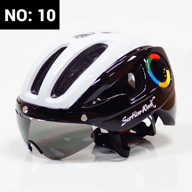 Cykelhjelm mtb mountainbike herre ultra let hjelm med linse scohiro arbejdsbriller ride casco hjelm med casco ciclismo