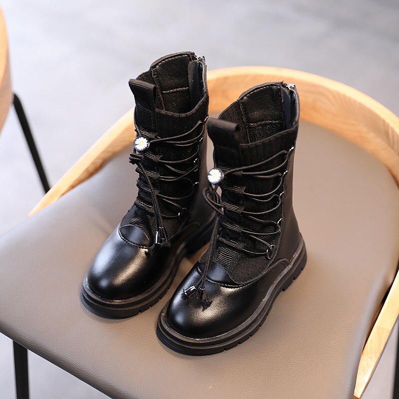 Bottes mi-hautes pour enfants automne hiver – Grandado