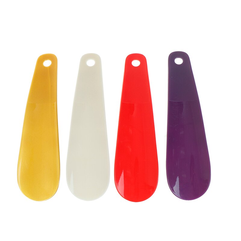 16CM Shoe Horns Black Plastick Shoe Horn Spoon Shape Shoehorn Shoe Lifter Flexible Sturdy Slip