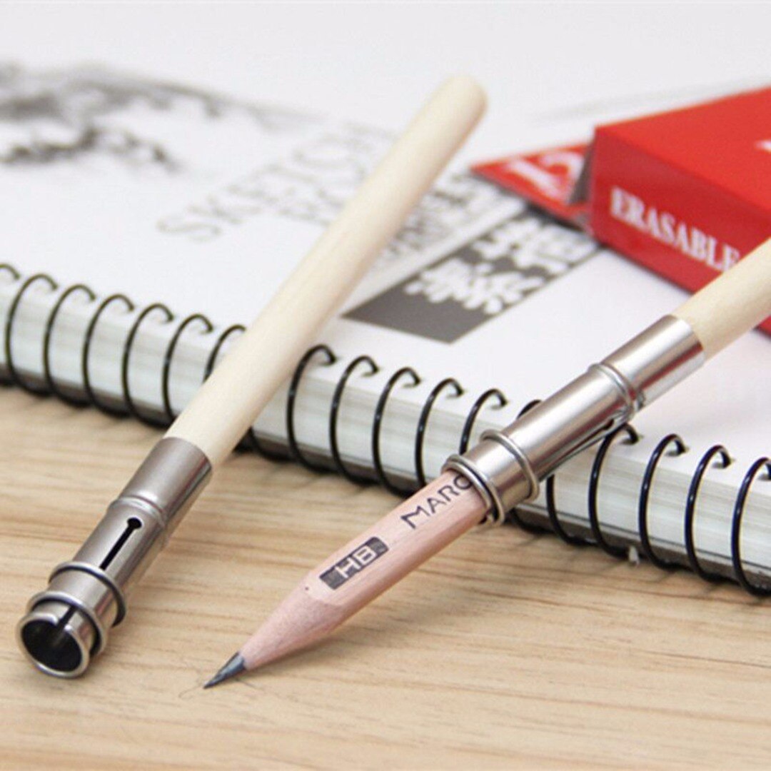 5 sztuk/zestaw przedłużacz ołówka regulowana drewniana ołówek przedłużacz uchwyt malowanie narzędzie robić rysowania szkoły robić biura robić malowania narzędzia artystyczne