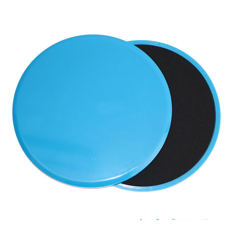 Fitness glide plate sliding plate of gliding disc development general coordination planing pad plate: Blue