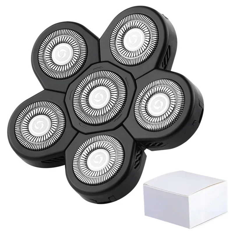 Replaceable Electric Shaver Head And Nose Trimmer Hair Clipper Head Spare 3D 4D 5D 6D 7D 8D 9D Floating Cutter Razor Beard Head: plum