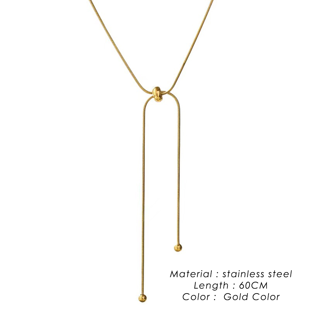 SUNIBI-collares con colgante de barra Vertical para mujer, cadena Lariat larga Simple de acero inoxidable, collar colgante minimalista, de joyería: Morado