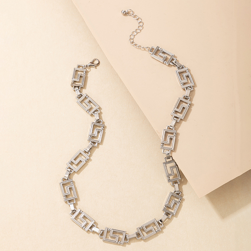 Onregelmatige Vierkante Ketting Voor Vrouwen Gouden Ketting Choker Ketting Sieraden Charms Cadeaus Voor Party Bruidsmeisjes Geometrische Ketting