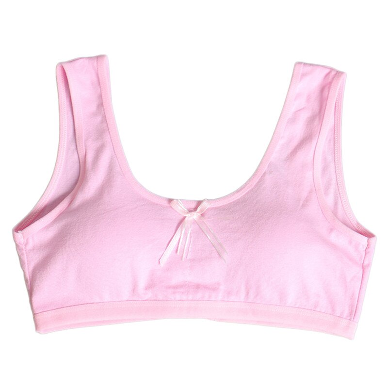 jugendlich Mädchen Unterwäsche Weich Gepolsterte Baumwolle Bh Junges Mädchen Yoga Sport Pubertät Bh Für 8-18Y: PK