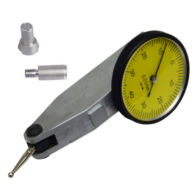 0-0.8Mm Precisie Wijzerplaat Gauge Test Hendel Indicator Schaal Meter Nauwkeurigheid Indicator Centrum Finder Micrometre Gratis Red Jewel pin