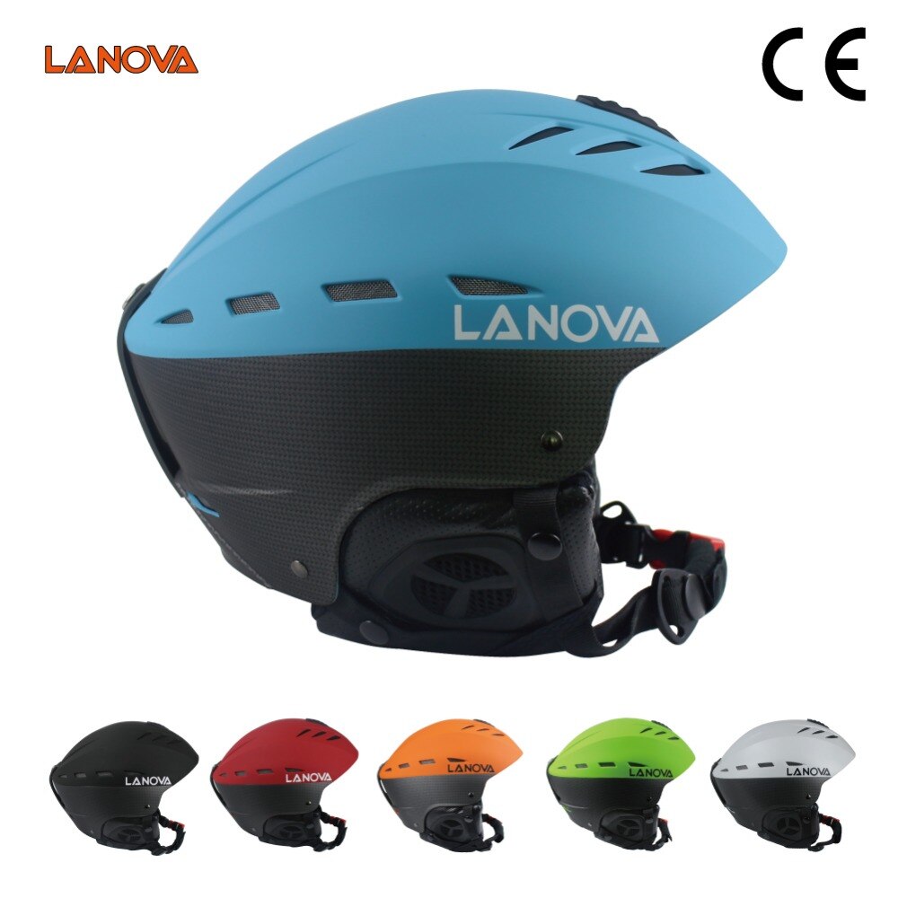 LANOVA Brand Blue Ski Helmet Adult Ski Helmet Man Skating Skateboard Helmet Multicolor Snow Sports Helmets M/L Size