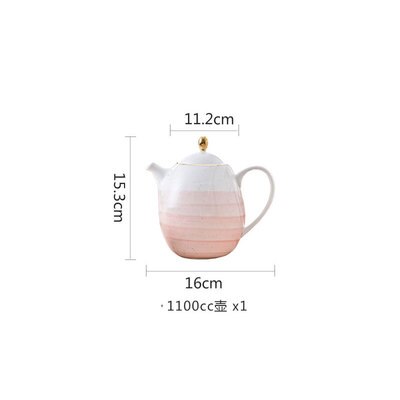 Service à thé en porcelaine d'os britannique, articles à boire en céramique, tasse à café avec théière à lait, ensemble de d'anniversaire et de noël: 07