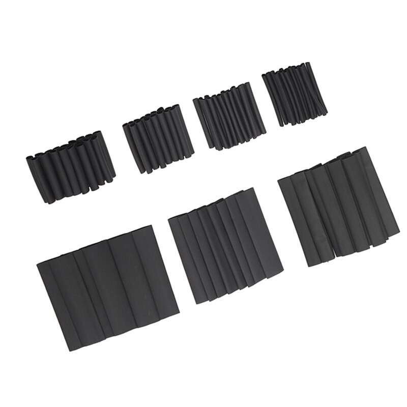 Kits de tubos de Cable eléctrico del coche manguito de envoltura de Tubo termorretráctil surtido de colores de envoltura de alambre Kit de tubos Kits