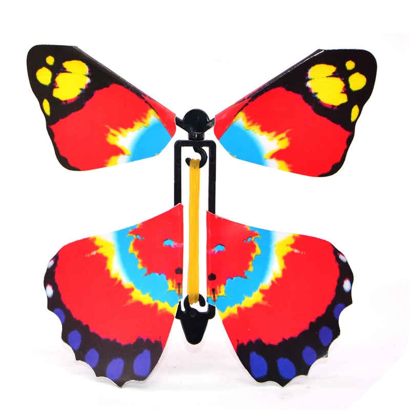 Huilong Flying Butterfly Steel Frame Magic Props Toys Magic Flying Butterly Fun Prank Toys For Children Shocker