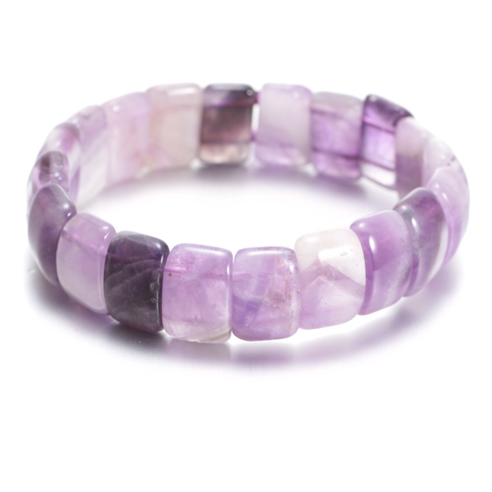 SZ0448e Moda Pendenti e Ciondoli di Alta Qualità Naturale Bian Pietra Geometrica Rettangolo Bordato I Braccialetti & Braccialetti per i Monili Delle Donne