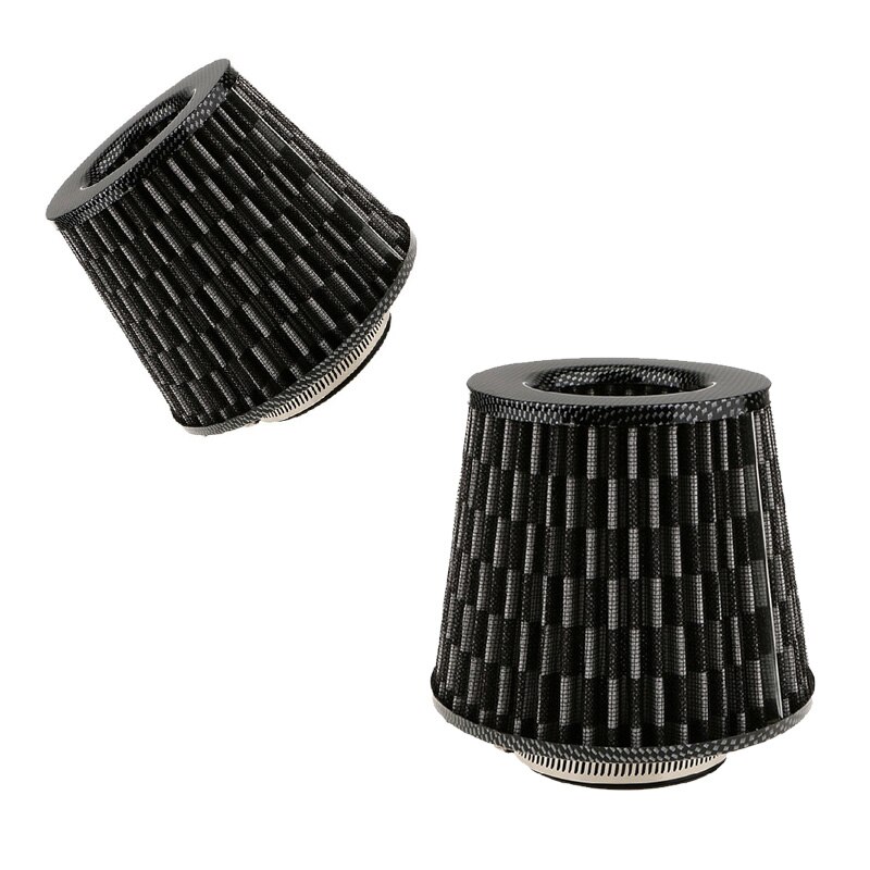 Auto luchtfilters prestatie hoge doorstroming koud inlaatfilter inductiekit sport power mesh conus universeel wetenschappelijke structuur