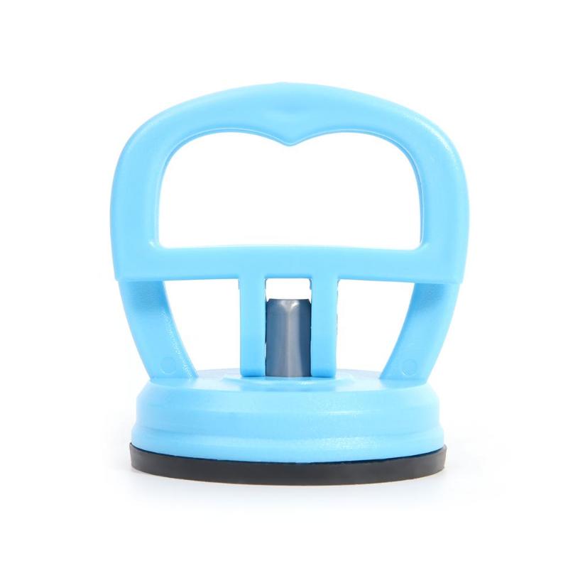 Auto deukverwijderaar mini auto deukverwijderaar sterke zuignap auto reparatieset glas metaal lifter vergrendeling: Lichtblauw