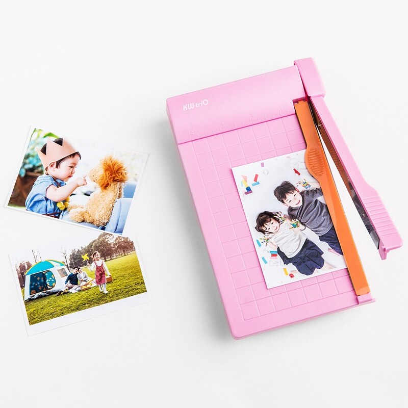 KW-TRIO Portable A5 Paper Trimmer Photo Paper Guillotine Built-in Ruler Paper Cutter Cutting Tools Machine Office Stationery