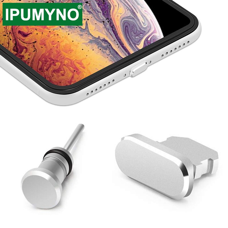 Accessori del telefono cellulare della spina della polvere di 5 set/lotto con i gadget del Usb del trasduttore auricolare di 3.5mm per Iphone 11 12 Pro Xs Max X Xr 8 7 più 6 6s 5 Se