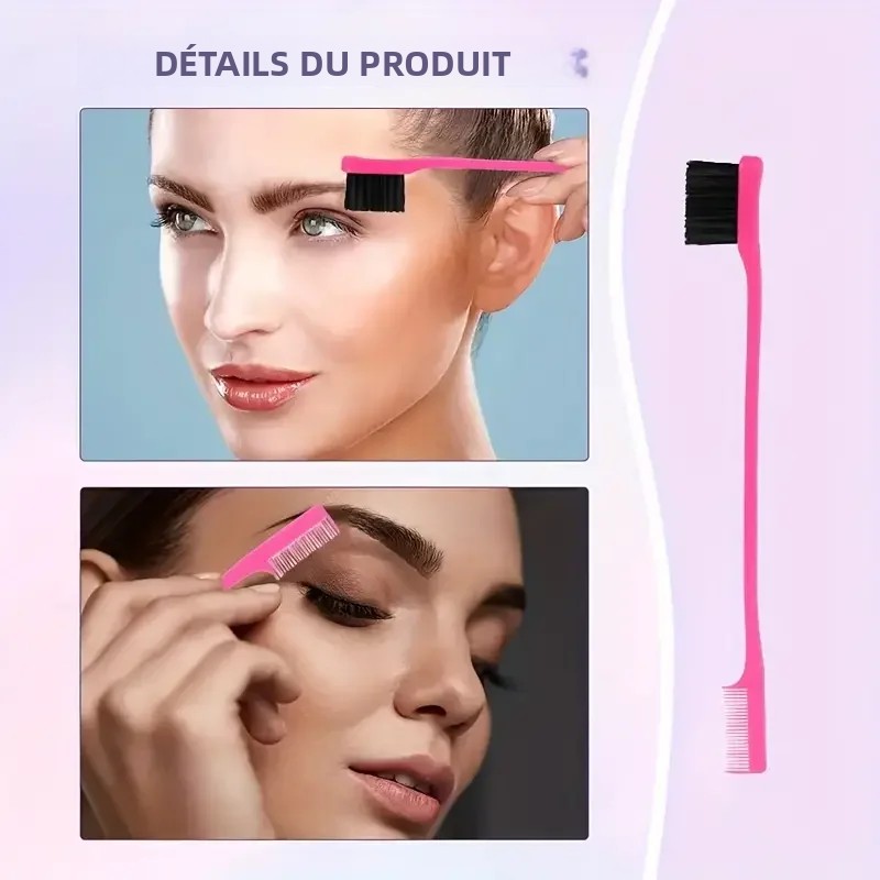 Juego de Herramientas de peinado DIY, cepillo para el cabello, Kit de herramientas para trenzar, incluye peine para peinar el cabello, peine de cola de rata, cepillo para bordes, cepillo para el cabello