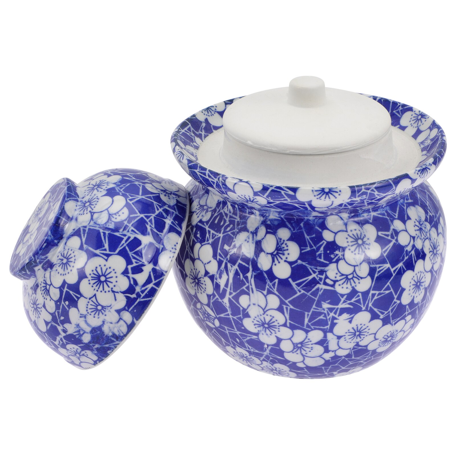 Gospodarstwa domowego ogórki uszczelniające może ceramiczny pojemnik Kimchi słoik dostaw kuchni: śliwka Bossom