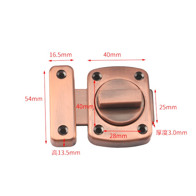 Left and Right Latches Door Buckles Sliding Doors Fitting Room Door Latch Door Buckle Wall Mounted Small Latches