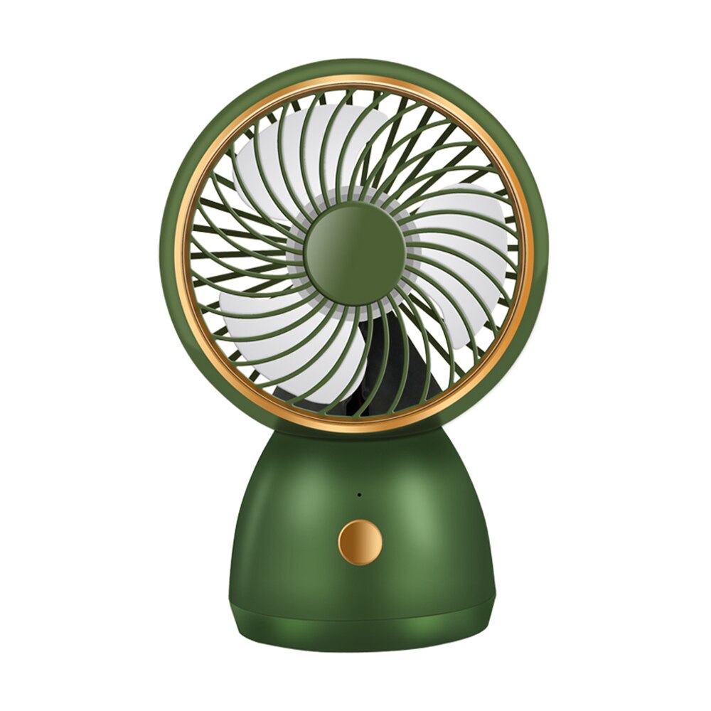 Usb Bureau Ventilator Kleine Persoonlijke Desktop Tafel Ventilator Met Sterke Wind Stille Werking Draagbare Mini Ventilator Voor Office Slaapkamer: green