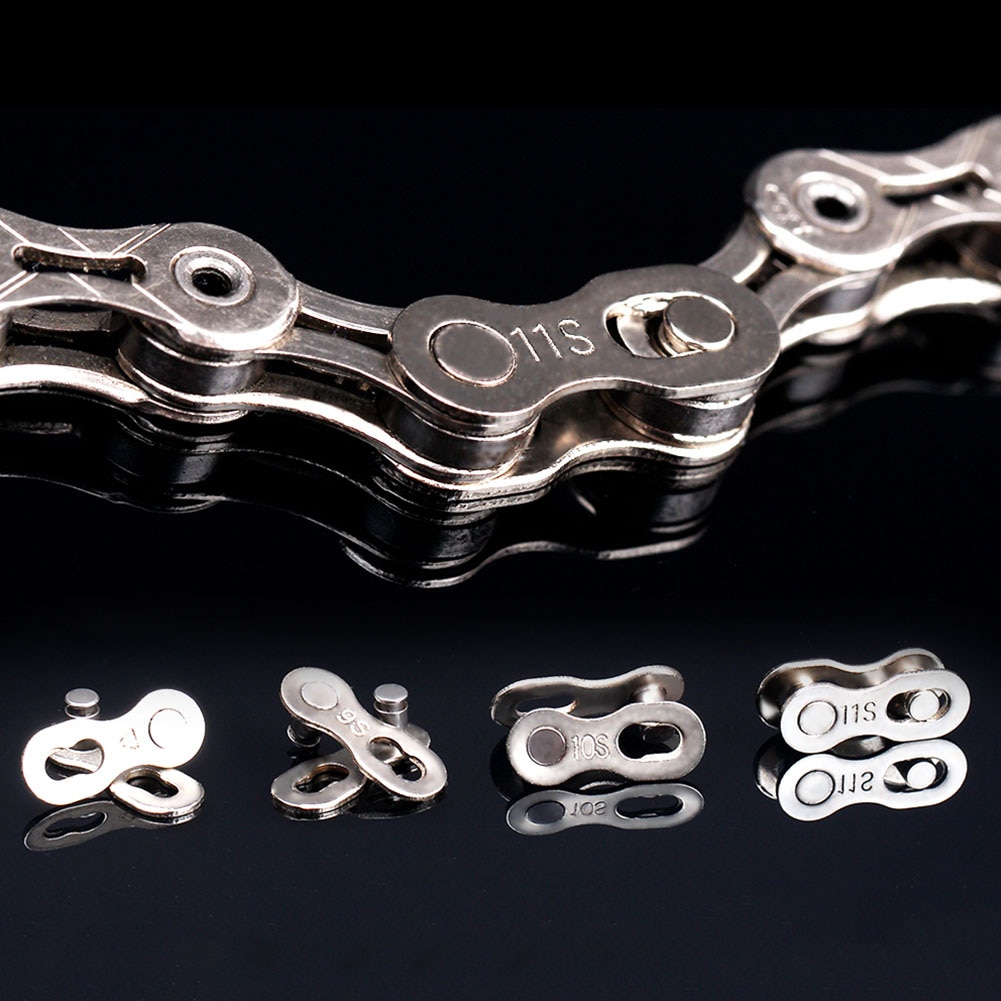 5 Set Bike Connecting Chain Quick Link Connector Bicycle Chain Joint Magic Buckle 6/7/8/9/10/11/12 Speed Cycling Parts