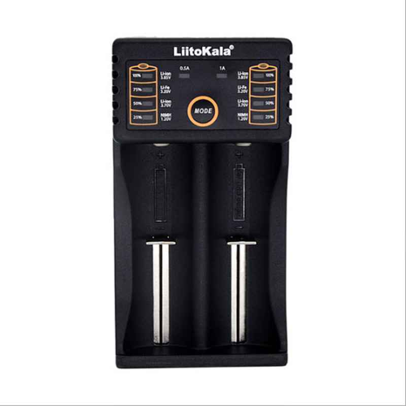 Liitokala lii-202 USB robić ładowania 5V 2A 18650/26650/16340/14500/17355/18490 mikro USB baterii inteligentna ładowarka bateria litowa akumulator NiMH
