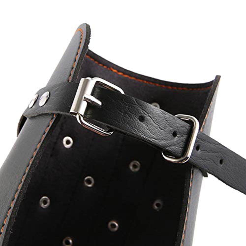 HZMAN 2 Pack Unisex Black Faux Leather Dragon Scale Gauntlet Wristband Wide Bracer Arm Armor Cuff