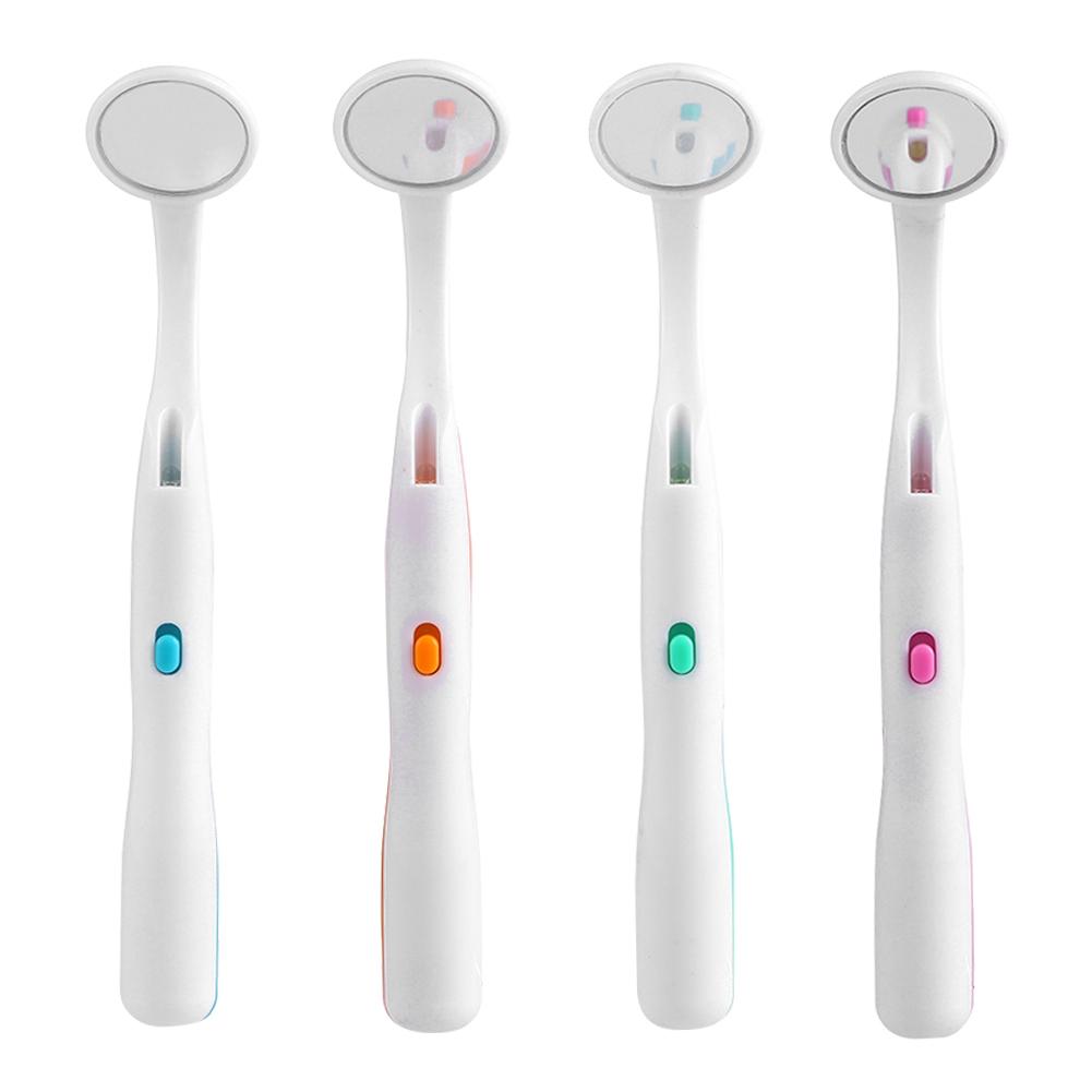 Espejo Dental con luz Led, instrumento de inspección, superbrillante, antiniebla, herramienta Dental