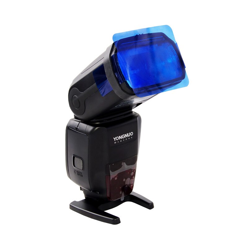 20 Uds Flash Speedlite Flash geles de Color filtros para Canon Nikon Sony Yongnuo DSLR Flash de cámara Accesorios