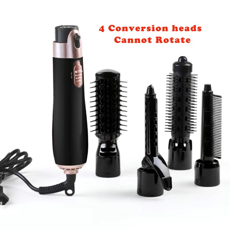 2 In 1 Roterende Borstel Air Styler Kam Krultang Roll Styling Borstel Föhn Blow Met Nozzles 2 speed &amp; 3 Warmte Instelling: Product 2 / Au