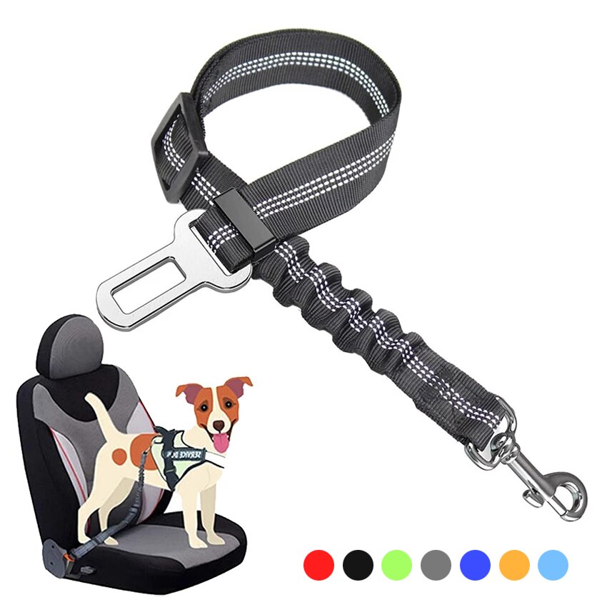 Hond Autogordel Elastische Verstelbaar Leash Riem Voor Huisdier Auto Reizen Hond Kat Veiligheid Touw Pet Travel Essentials Accessoires