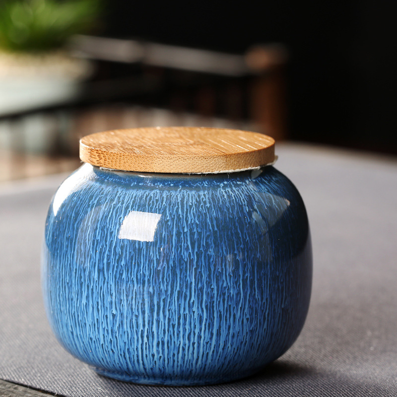 Boîtes de conserve hermétique en céramique, résistant à l&#39;humidité, boîte de médicaments Portable, pots de bonbons, décor de maison: I