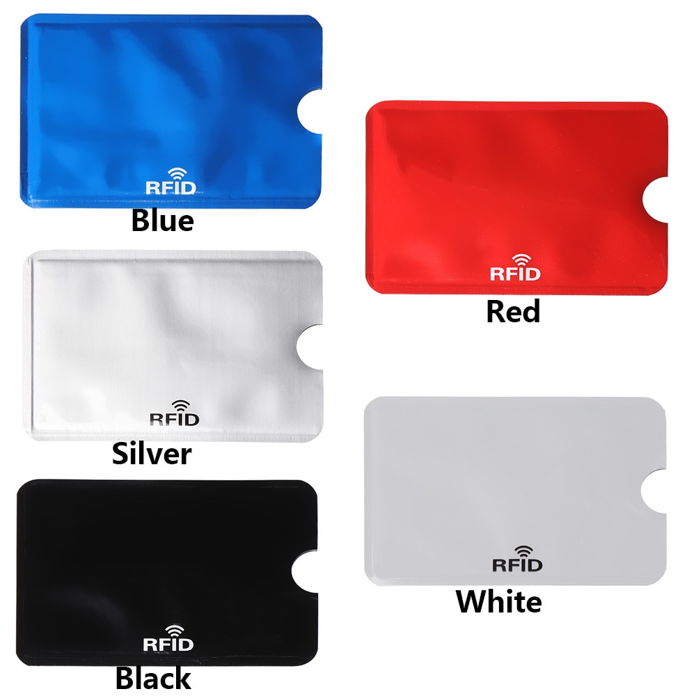 10PCS RFID Credit Card Protector Anti Theft Blocking Card holder Sleeve Skin Case Covers Protection Bank Card Case