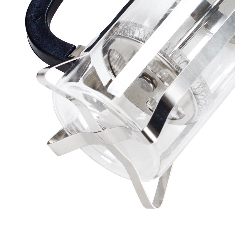 Wielofunkcyjny dzbanek do kawy French Press Trwały czajnik do kawy Praktyczny ekspres do kawy ze stali nierdzewnej Szklane naczynia do kawy