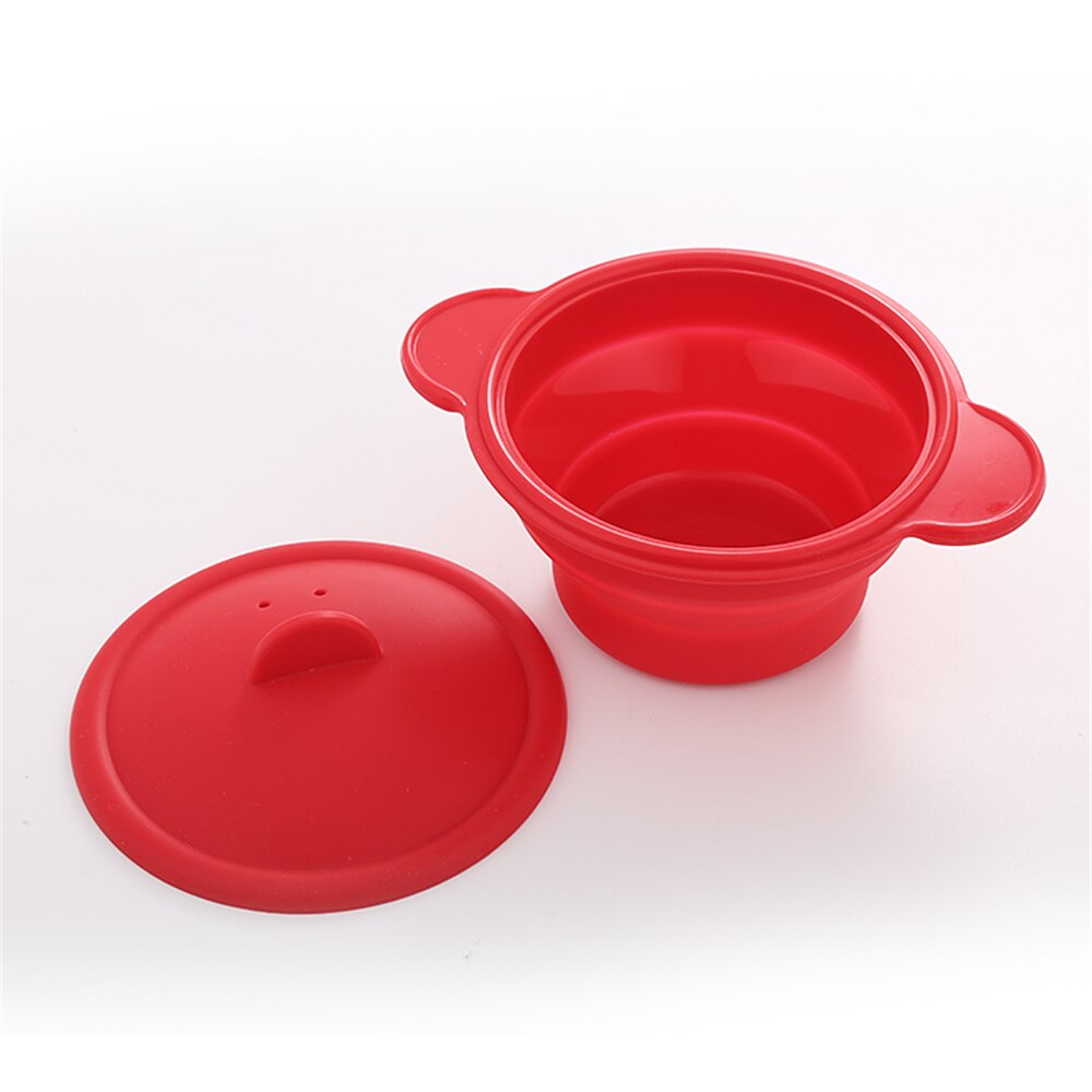 Realand Silicone Microwave Oven Steamer Kitchen Cooking Tools Cooker Oval Grain Cereal Vegetable Multi Bowl Plate Cookware