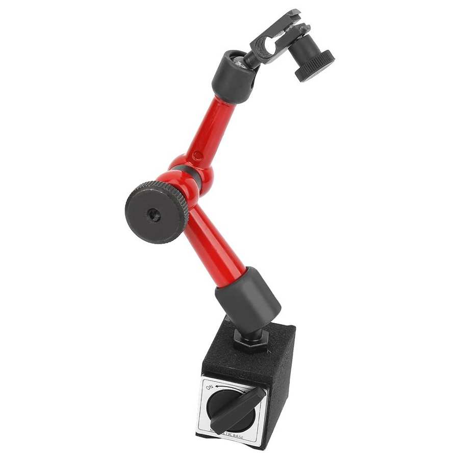Universal flexibelt stativ stark magnetisk mätare stativ bashållare + spak ratten test indikator mätare digital indikator