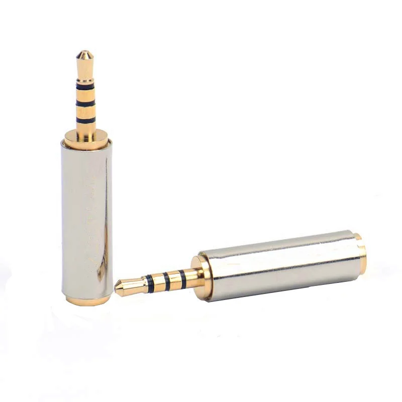 3.5mm to 2.5mm / 2.5 mm to 3.5 mm adapter konverter stereo lyd hodetelefonkontakt