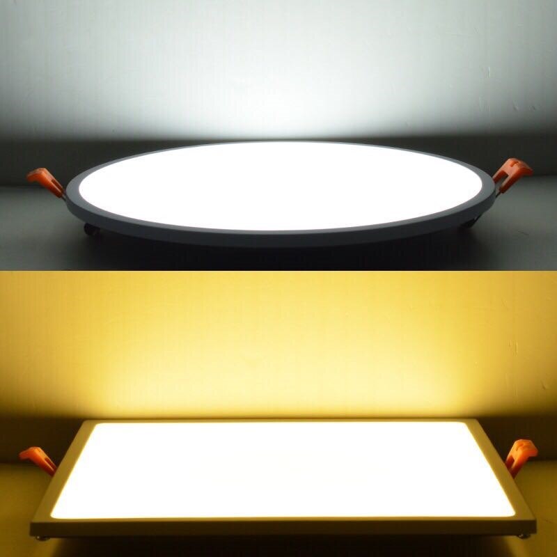 Led downlight infälld downlight taklampa dimbar vardagsrum rund fyrkantig gång tak 6w/8w/15w/20w håls downlight