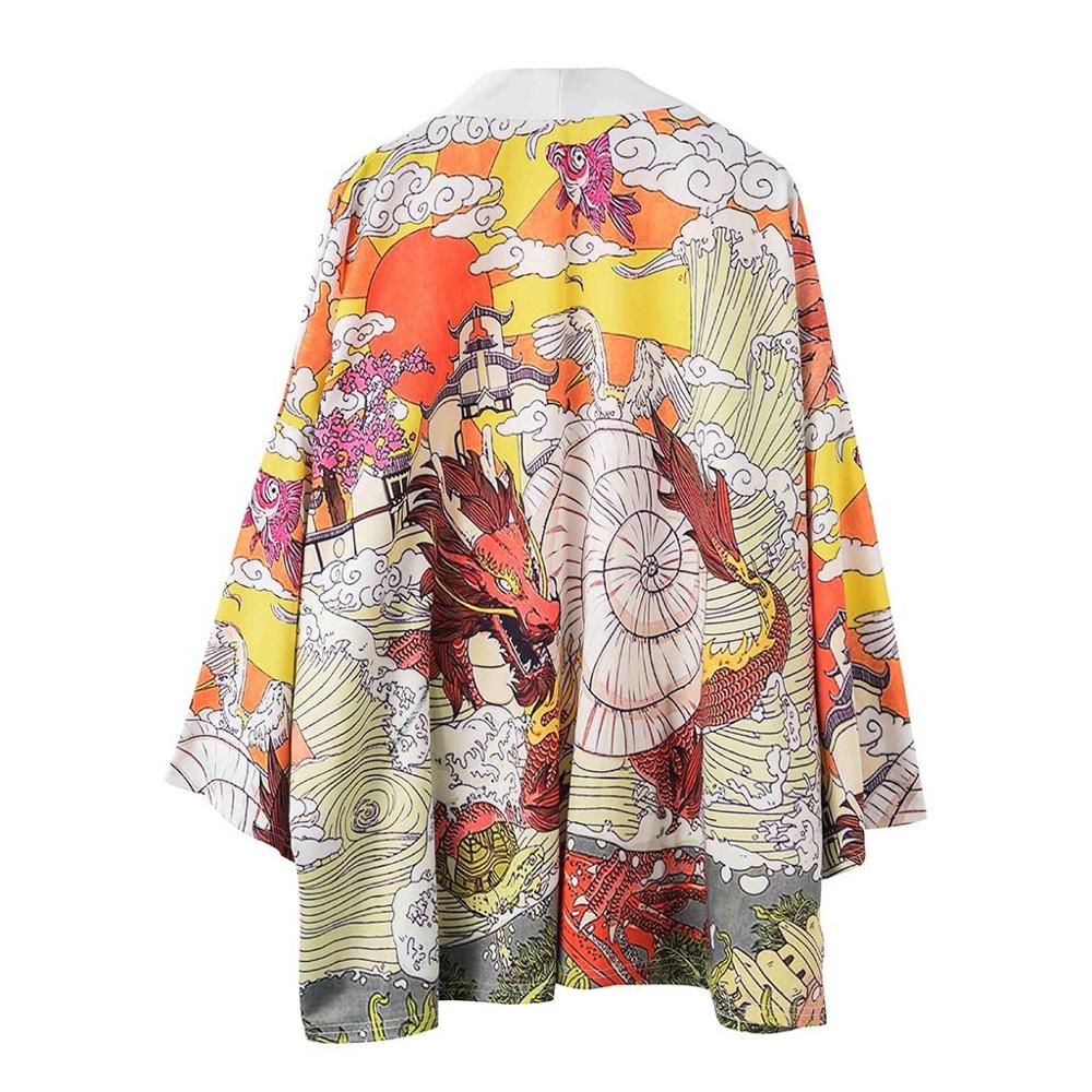 Kimono japonés tipo Cárdigan para hombre, Haori Yukata, disfraz de Samurai, ropa de Samurai, Kimono, chaqueta, ropa de calle informal para hombre, camisa Yukata Haori