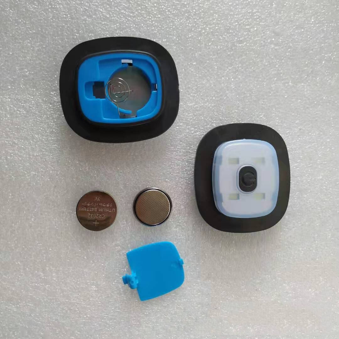 Outdoor Fietsen Wandelen Led Licht Gebreide Hoed Wollen Hoofd Lamp Hoed Herfst En Winter Nacht Vissen Hoed W / 3 versnellingen Knop Batterij