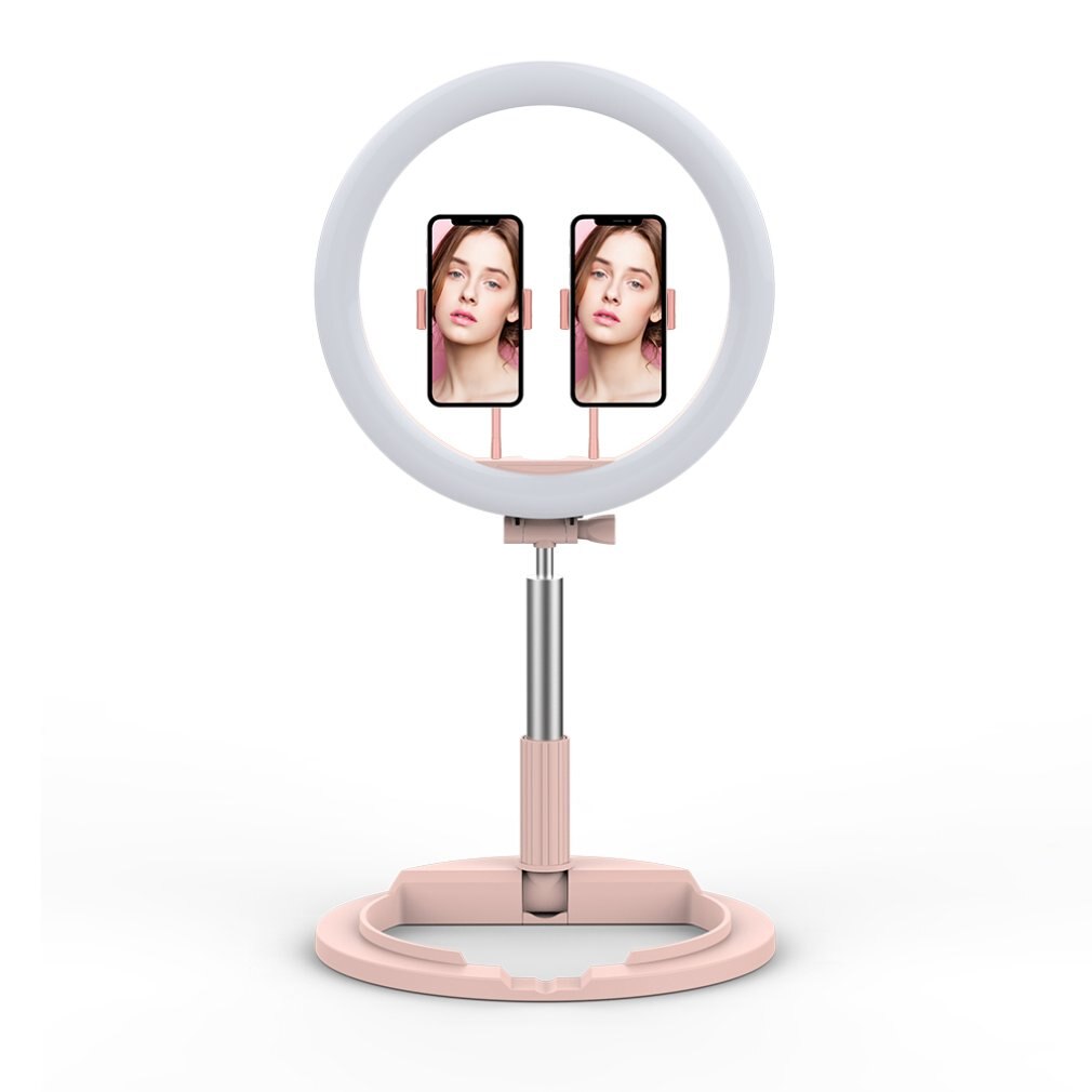 Teléfono Móvil anillo vivo Luz de relleno ancla belleza e iluminación artefacto lámpara Led piso soporte telescópico