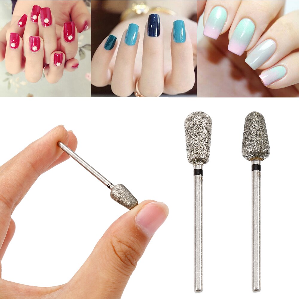 Nagelkunst polijst slijpkoppen 2.34mm schacht cilindrische ronde kop nagelkunst boorbits manicure gereedschap tslm 2