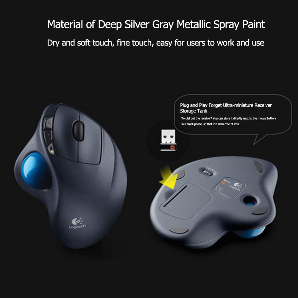 Logitech m570 2.4ghz sem fio trackball mouse 540dpi mouse ergonômico para desktop computador portátil computador de escritório em casa jogos ratos