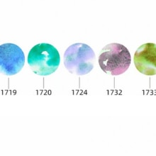 Super Vision 5-color layered watercolor paint packaging Art Supplies